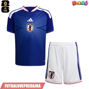 Lacne Dětský Futbalové dres Japonsko MS 2026 Krátky Rukáv - Domáci (+ trenírky)